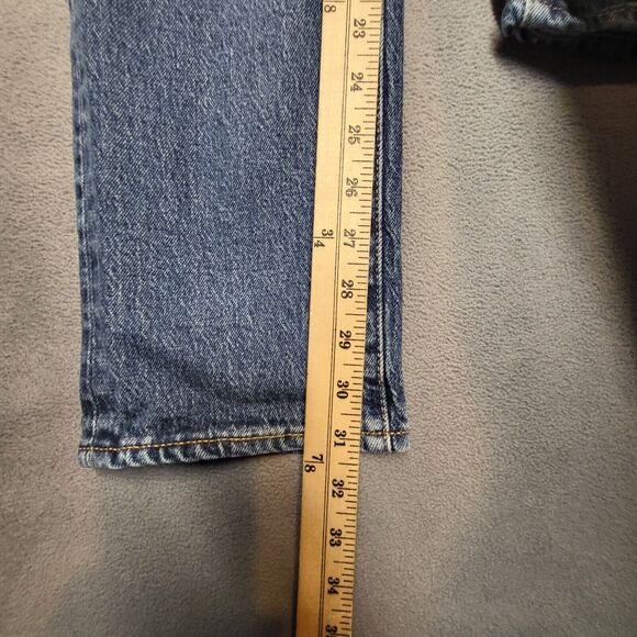 Levi's 511 Jeans Mens 30x31 Blue Modern Big E Slim Straight Distressed Denim - Picture 7 of 10